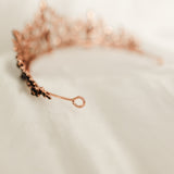 Felicity’s Tiara in Black & Rose Gold