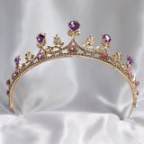 Bianca's Tiara in Lavender Purple and Gold