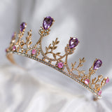 Bianca's Tiara in Lavender Purple and Gold