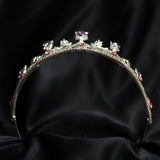 Bianca's Tiara in Lavender Purple & Silver