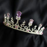 Bianca's Tiara in Lavender Purple & Silver