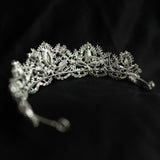 Chrissy's Tiara in Silver & Opal