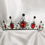 Cindy's Tiara in Red & Silver