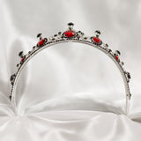 Cindy's Tiara in Red & Silver