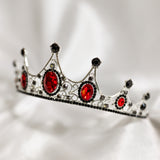 Cindy's Tiara in Red & Silver