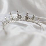 Cindy's Tiara in Red & Silver