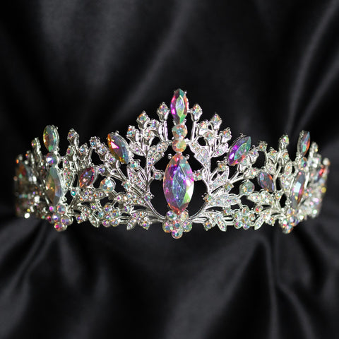 Felicity's Tiara in Silver & Opal