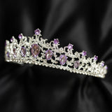 Finley’s Tiara in Lavender & Silver