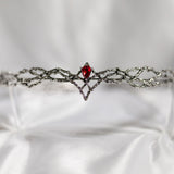 King’s Crown in Silver & Red