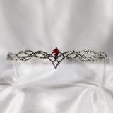 King’s Crown in Silver & Red