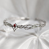 King’s Crown in Silver & Red