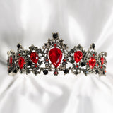 Michelle's Tiara in Red & Antique Gold