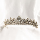 Michelle's Tiara in Red & Antique Gold