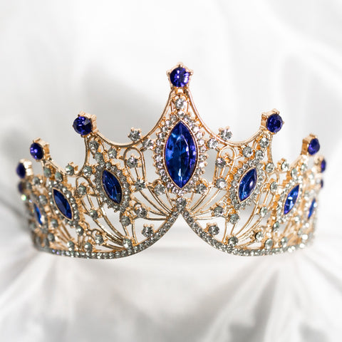 Regina's Tiara in Blue & Gold