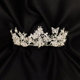 Verna's Butterfly Tiara in Silver Butterfly