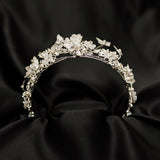 Verna's Butterfly Tiara in Silver Butterfly