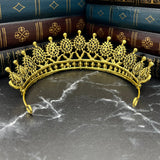 Saya's Tiara in Black & Antique Gold